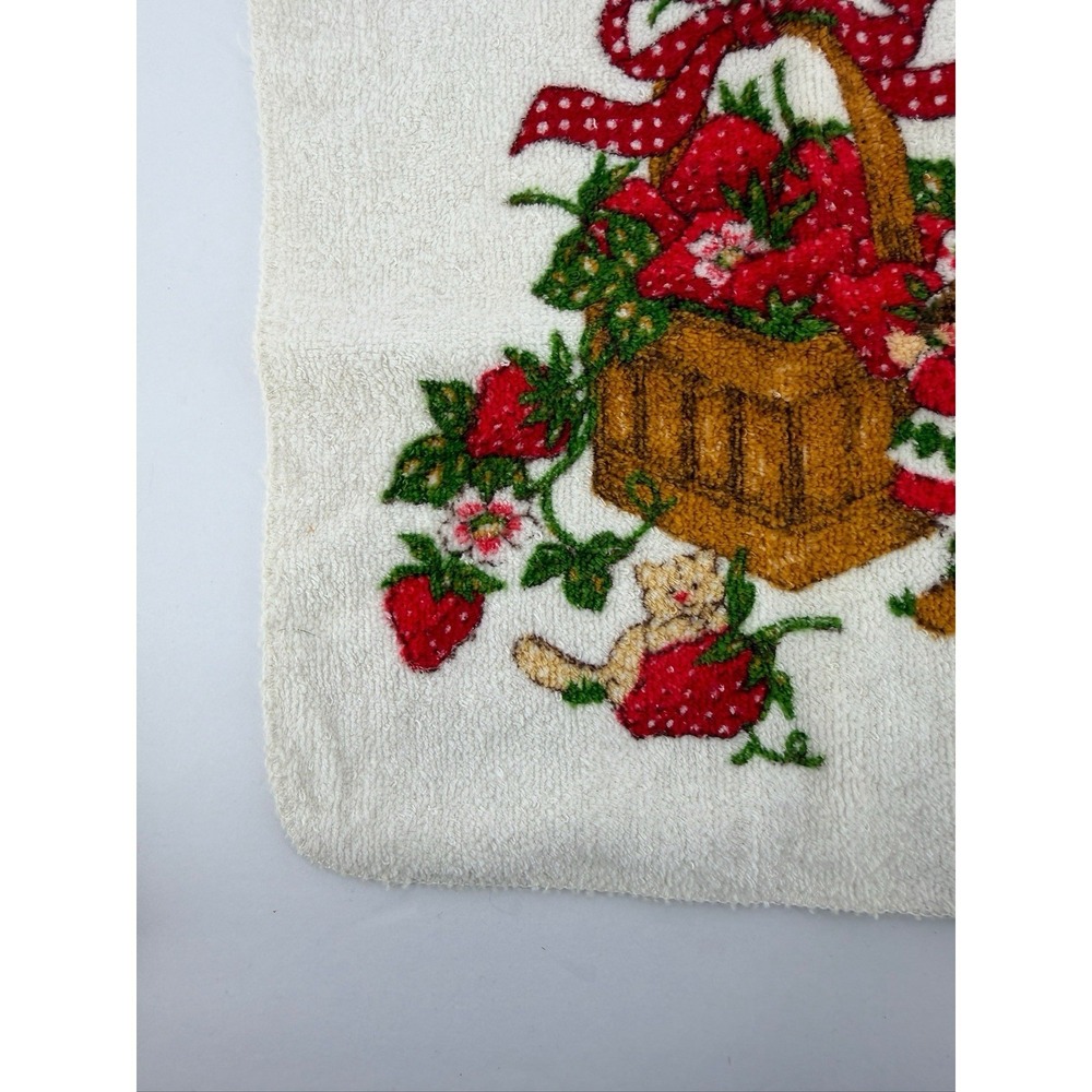 Vintage Strawberry Shortcake Washcloth Cloth 1980 American Greetings (2 pc) - Picture 8 of 12